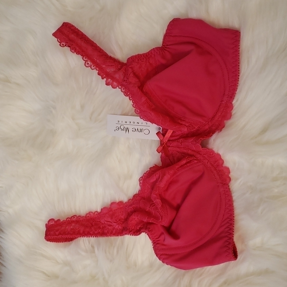Curve Muse Unlined Underwire Bra NWT